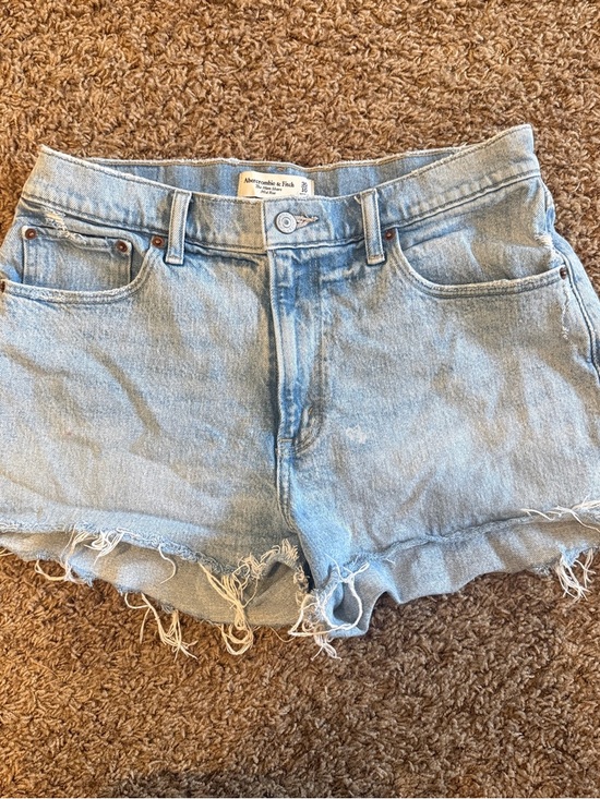 Abercrombie & Fitch Pants - Abercrombie & Fitch Light Wash Denim Cutoff Shorts
